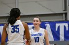 WBBall vs MHC  Wheaton College women's basketball vs Mount Holyoke College. - Photo By: KEITH NORDSTROM : Wheaton, basketball